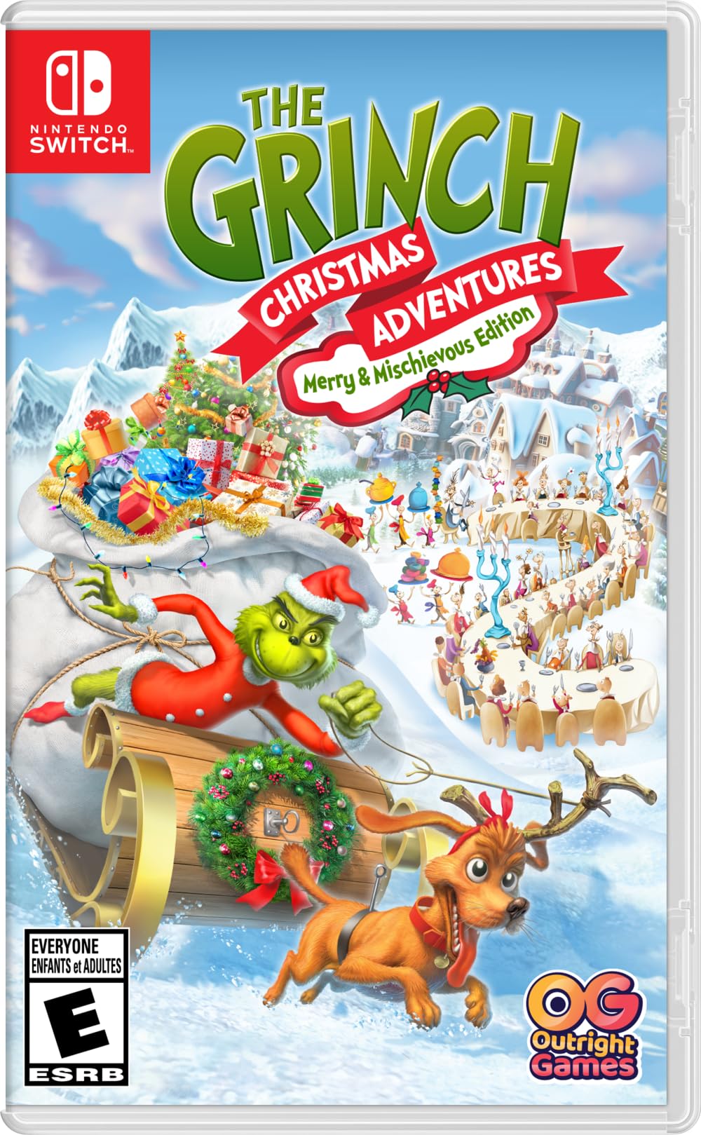 

The Grinch Christmas Adventure Merry Mischievous Edition North Switch - & (Import America) – красный