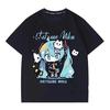 Anime Short Sleeved Tshirt First Tone Co Naming Surrounding Future MIKU Boys and Girls Loose Students In Summer
