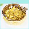 Water Crystal Resin Apple Shape Storage Tray With Elegant Plant Design For Office And Home Decor