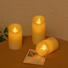 3/5Pcs with Remote Control Swing Flameless Candles New Year Christmas Candle Light  Decorative Props