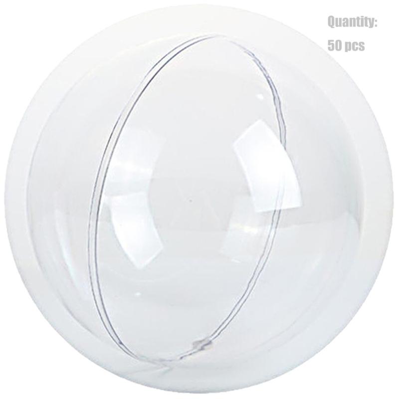 

Durable Plastic Christmas Decoration Orbs With Open Design For Tree Decoration 1