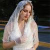 Lace Latin Scarf Seethrough Everyday Wear Head Covering Mantilla Head Veil for Wedding Church Prayer Women Headpiece