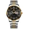 Top Brand New Fashion Men's Watch Alloy Octagon with Screw Decorative Ring Quartz Movement Amazon Explosions