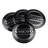 4 piezas Estilo de Coche 56 mm Emblema Tapas Centrales de Rueda Pegatinas Para Volvo Polestar AWD V50 S60 XC60 S40 XC40 XC90 V60 S80 S90 V90