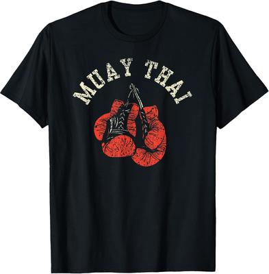 Muay Thai Fighter Martial Arts T-Shirt for Hobby Enthusiasts