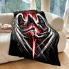 Multi-size Dark Angel with Sword. Pattern Blanket Flannel Material Soft Warm for All Seasons, Home Outdoor Camping Picnics RV