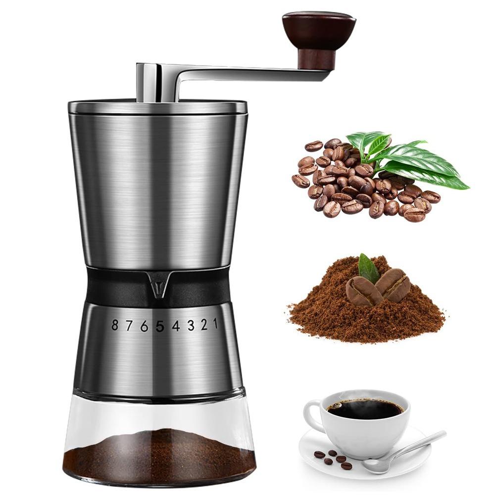 Manual Hand-Cranked Coffee Grinder Ceramic Grinding Core Coffee Bean Grinding Machine  Home