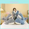 Shark Plush Pillow With Short Plush Material For Kids And Sleep Comfort