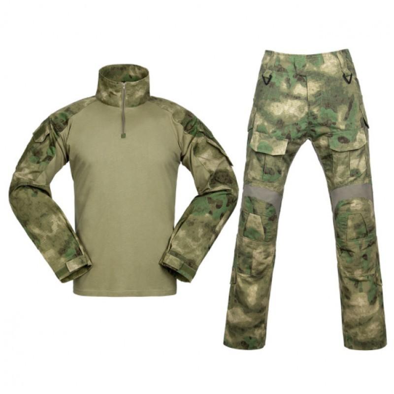 

G3 Frog Suit Men s Long-sleeved American CP Camouflage Instructor Outdoor Military Fan Training S top S pants 30