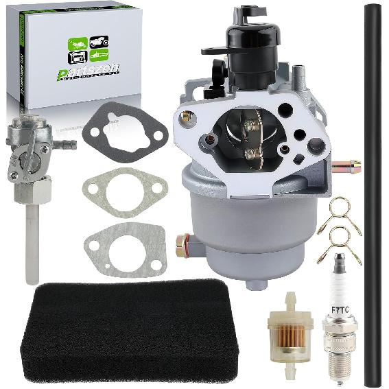 16100-Z5R-U71 8302861 Carburetor with Fuel Filter for Honda GX390 R1 U1 UT1 (BE89F B) 8302861 with Generator Fuel Tank Shut Off Valve