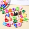 10pcs A-Z Letter Beads Acrylic Alphabet Beads Largr Size Loose Beads  For Jewelry Making DIY Keychain Phone Chain Accessories