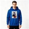 Men Print Pullover Hoodie Akatsuki Konan Pattern Casual Long Sleeve Sweatshirt