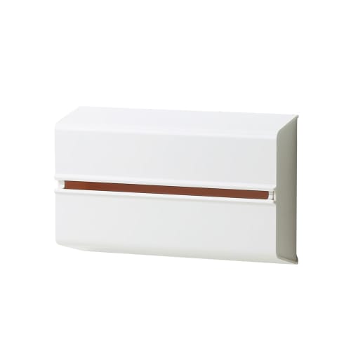 ideaco Wall-Mountable Paper Towel/Tissue Holder, White, WALL PT