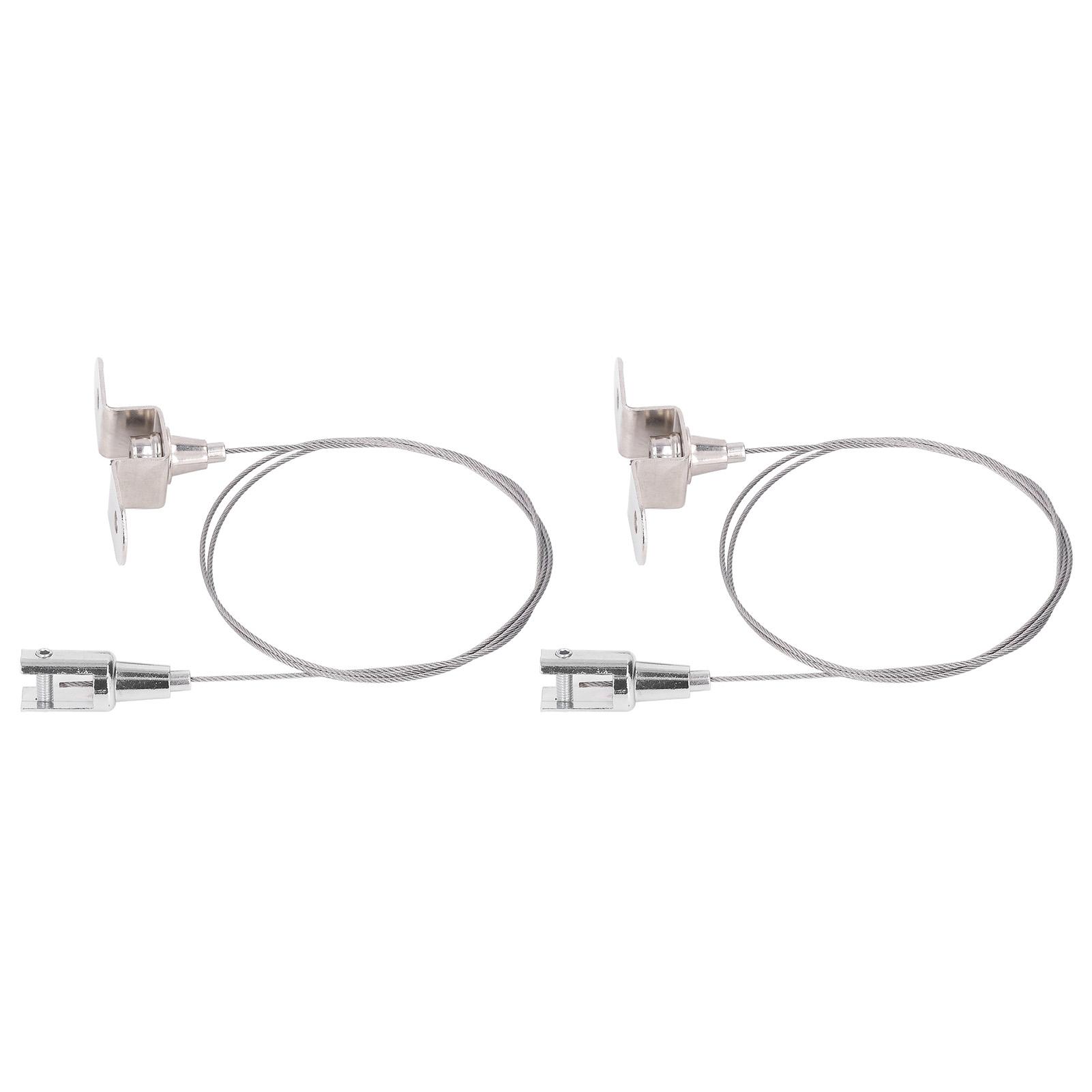 

90cm Picture Hanging Wire 30kg Load Adjustable Stainless Steel Hanging Rope for Photo Frames Lamps Art Exhibitions