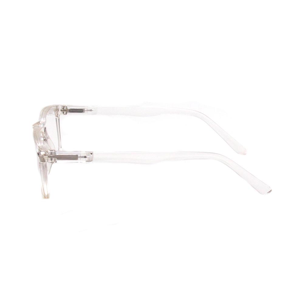 Fashion Transparent Plastic Frame Reading Glasses Round Optical Lenses for Readers Lightweight Comfortable