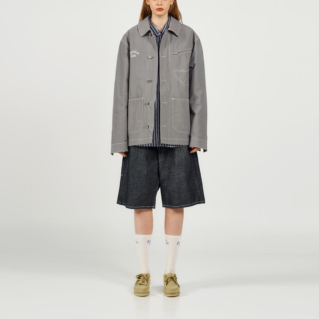 Acme De La Vie/ADLV SS22 Denim Jacket Unisex Gray Gift Recommendation ADLV-22SS-JKLSSW-GRY