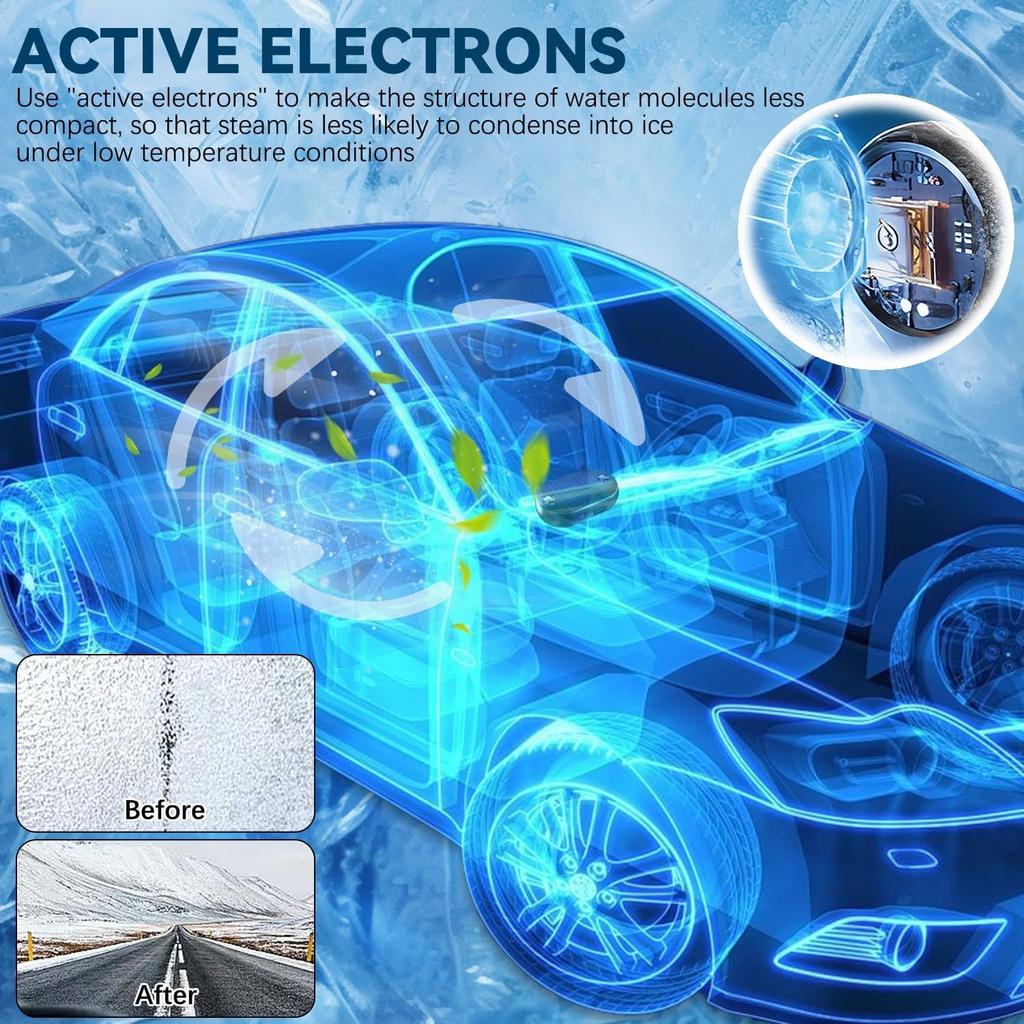 2-Pack Anti-Freeze Electromagnetic Car Snow Removal Device, Car Interference Antifreeze trument for Winter Commute Ice Frost Removal on Cars