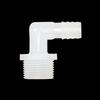 6/8/10/12/14/16/18/20mm Hose Elbow Connector To 1I2 3/4 Inch Male Thread 90 Degrees Barb Fittings Irrigation System Pipe Coupler