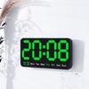 Dual Alarms LED Digital Clock 12/24H Format Wall-mounted Clock Electronic Wall Clock  Home Use