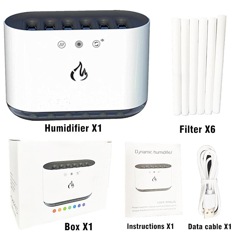 

Увлажнитель с 6 выходами тумана, испускающими туман под музыку 257