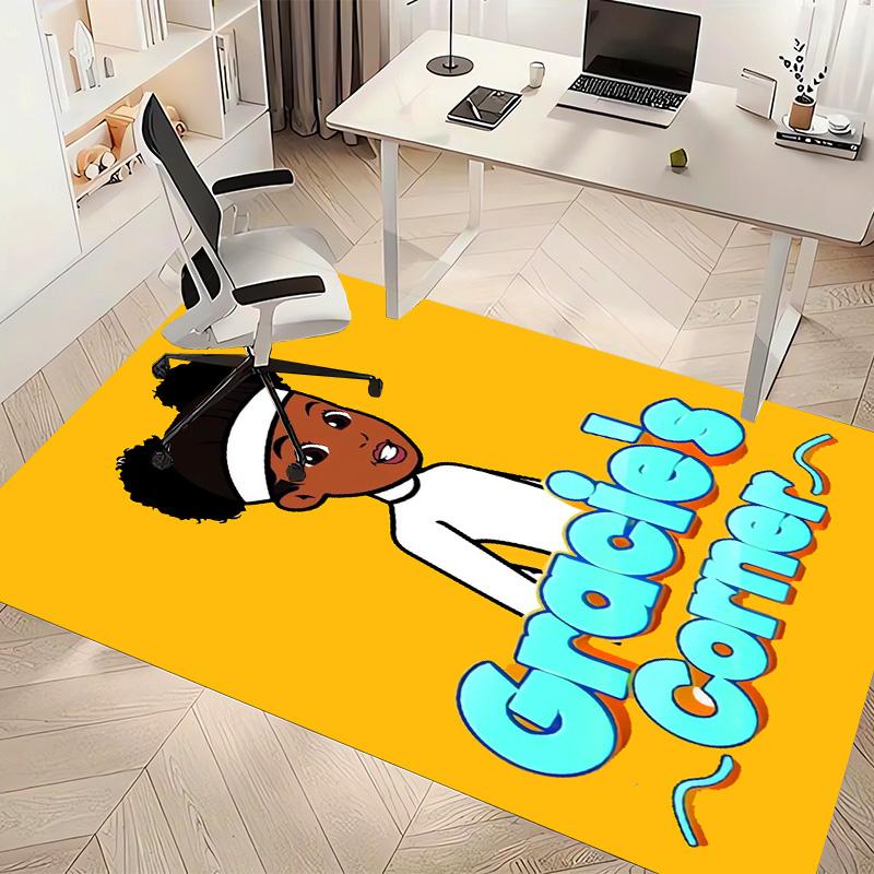 Gracie's Corner Printed Absorbent Washable Carpet, Non-Slip Bathroom Mats, Kitchen Rugs, Yoga Mat,Living Room Entrance, Camping Picnic Rugs