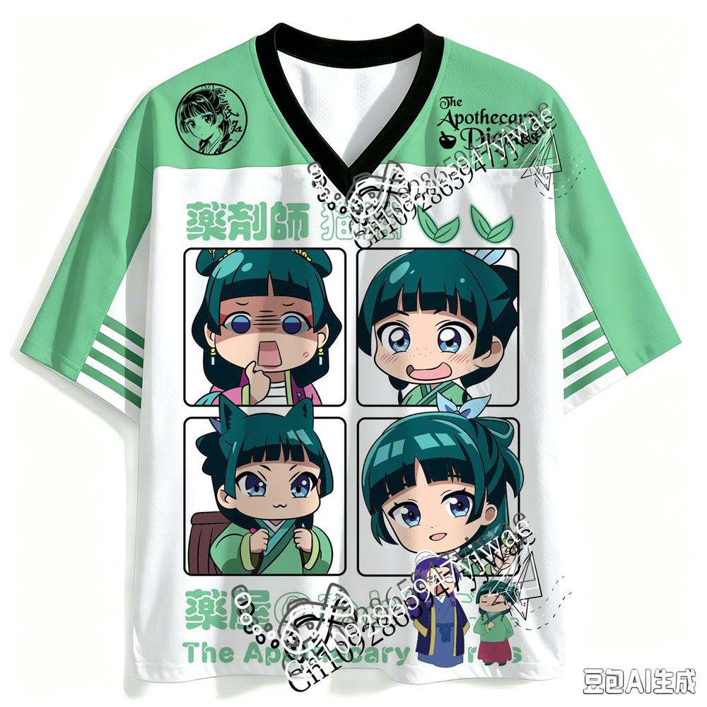 The Apothecary Diaries Maomao&Jinshi 3d Graphic Printed Jersey Anime Fan Tee Fashionable Streetwear Summer Adult T-shirts
