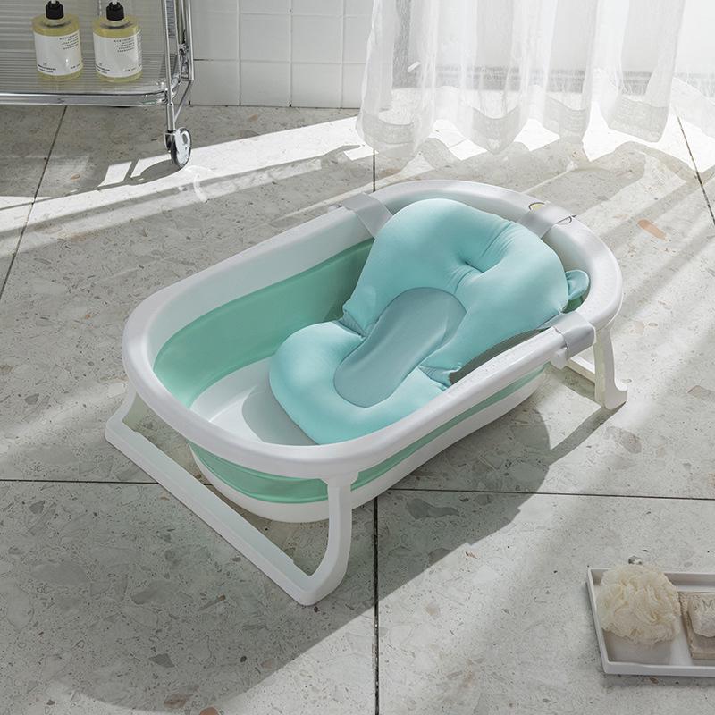 Folding Temperature-Sensitive Baby Bathtub: Large Size for Infants, Newborns, and Toddlers