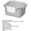 304 Stainless Steel Bread Baking Pan with Sealing Lid Deep Loaf Nonstick Pan Rust-Proof Bread Baking Dish Bakeware