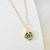 Xiulu Small Crown Necklace Female Simple Trend Personality Versatile Zircon Pendant Star Same Style