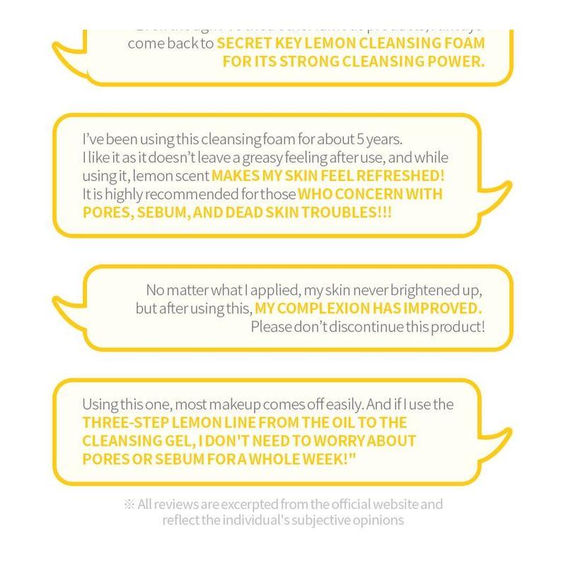 Secret Key Lemon Sparkling Cleansing Foam