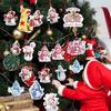Snowman Christmas Tree Ornaments - Set of 24 Cute Decorations for Winter and Holiday Parties
