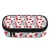 Pen Case 300D Polyester Spacious Storage Zip Around Closure with Main Compartment Mesh Pocket and Pen Slots for Daily School Use