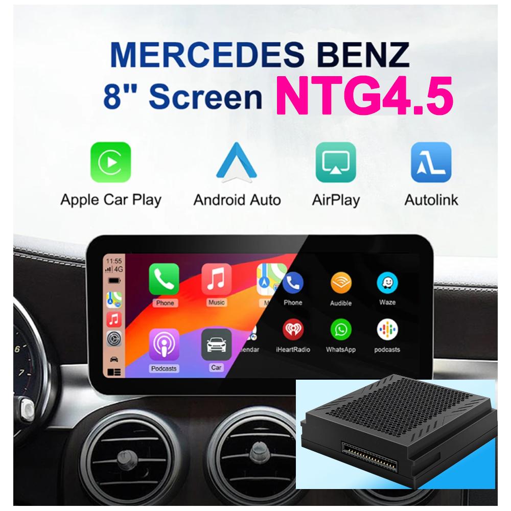 Wireless Carplay Suitable For Mercedes Benz NTG4.5 A B C E CLA GLA GLK ML Sprinter Becker Module Android Auto Navigation