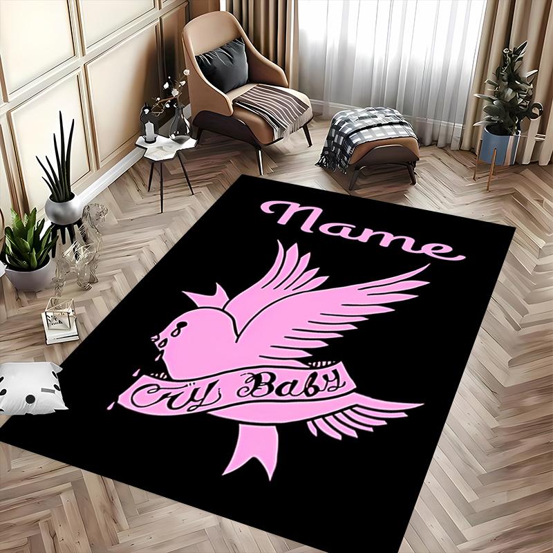 Benutzerdefinierter Teppich 'Lil Peep Area Rug' - Perfekt für Küche, Bad, Waschküche, Große Größen verfügbar, Geschenk für alle Jahreszeiten