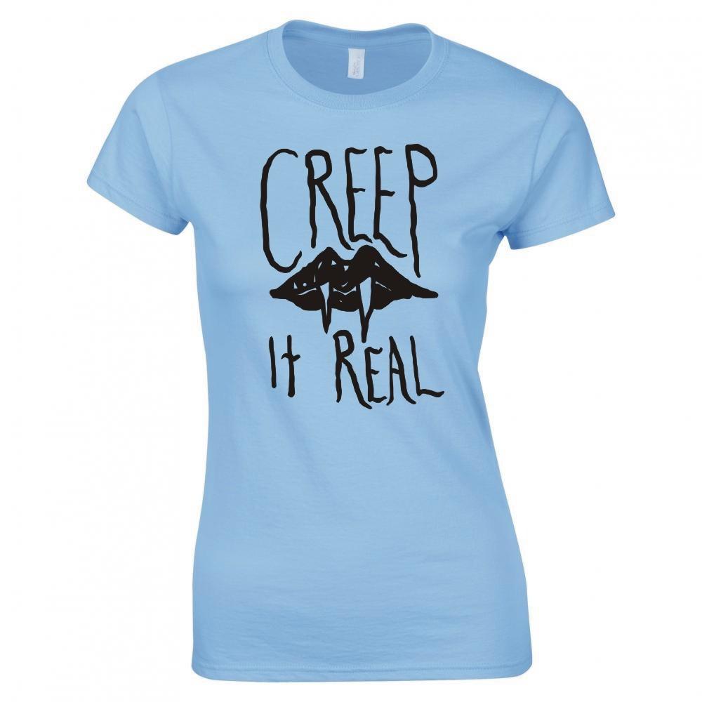 Creep It Real Ladies Skinny Fit TShirt S