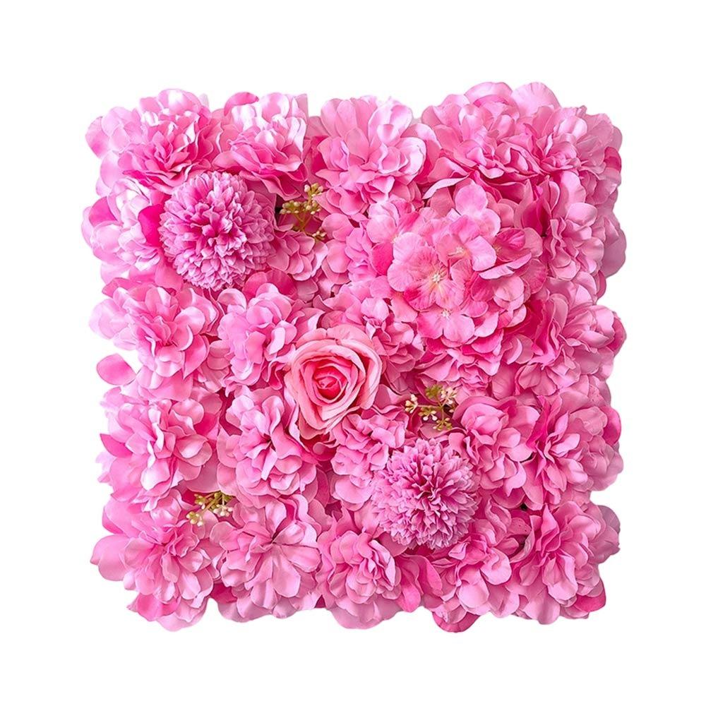 

Silk Petals Simulation Flower Panel Background Wall Hydrangea Flower Panel Home Decoration темно-рожевого кольору