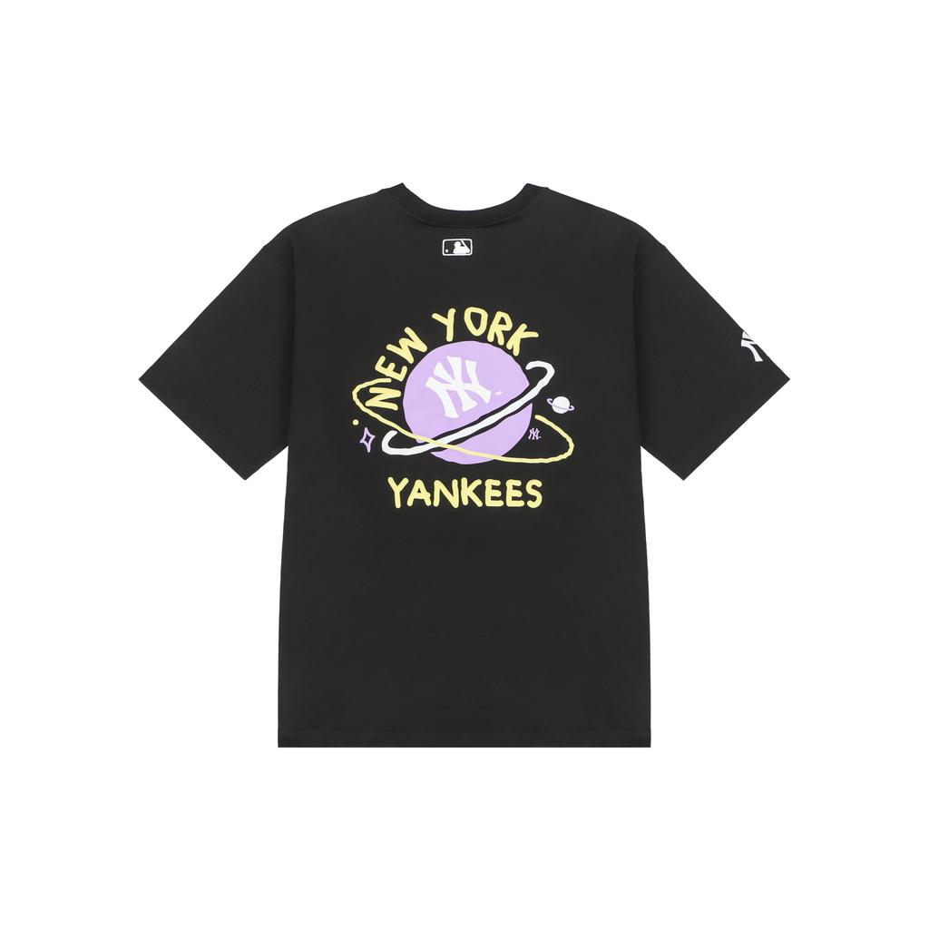 New MLB T Shirt American Vintage Unisex Black 3ATSL4023-50BKS