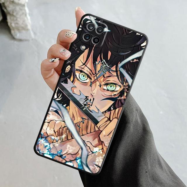 Telefon Fall Für Samsung Galaxy A70 A70s A50 A30s A04s A20s A20e A02 A02s A03 A42 M31 M13 Abdeckung Anime dämon Slayer Nezuko Tanjirou