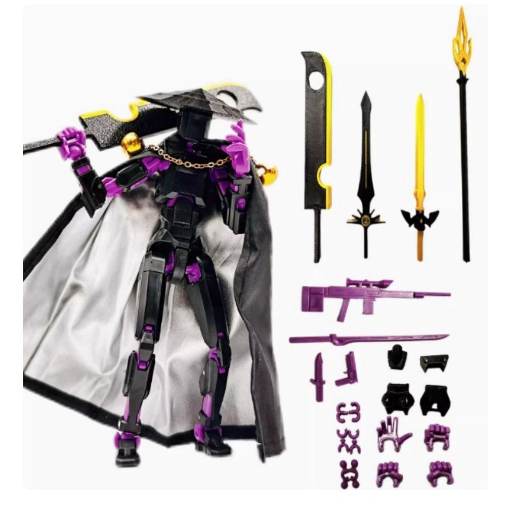 3D Printed Action Figure Multi-Jointed MovableDummy Character Toy Mechanical Stress Figures Toy Action Figure For Gifts