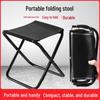 Portable Outdoor Folding Stool for Travel, Camping, Fishing, and Queueing.