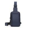 New casual men's breast bag versatile simple outdoor sports messenger bag niche casual mobile phone change shoulder bag