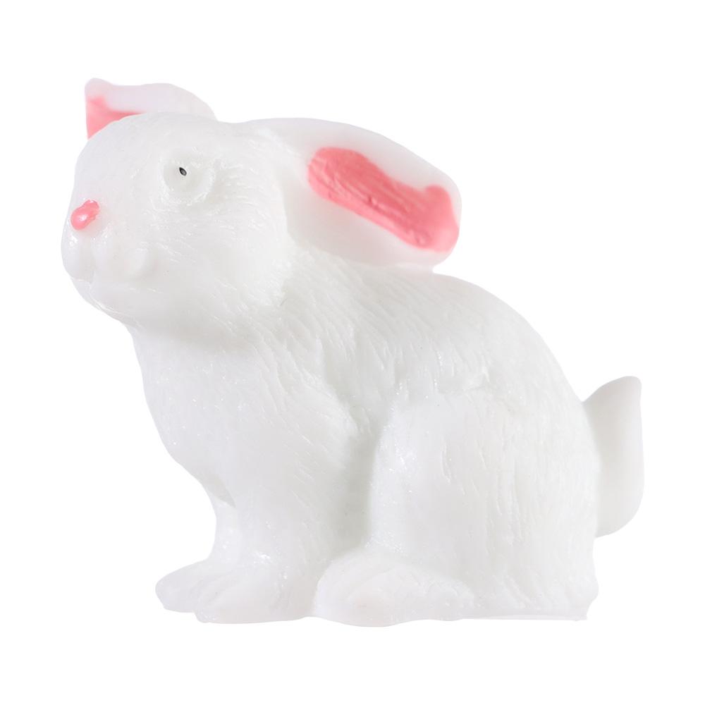 Cute Dollhouse Ornament Easter Decoration Fairy Garden Resin Bunny Statue Miniature Rabbit Figurine Micro Landscape