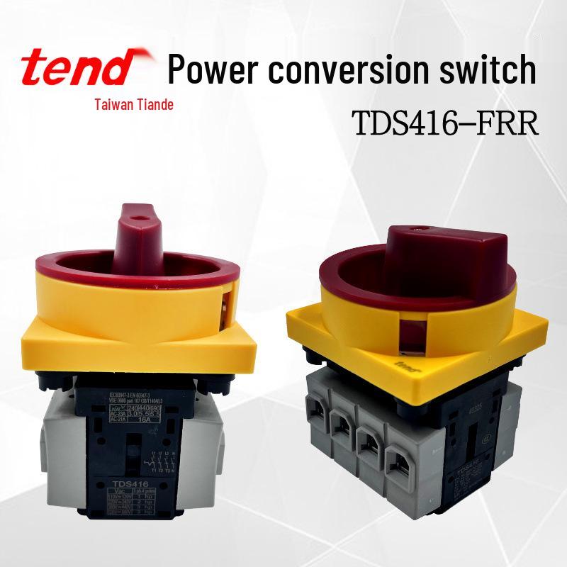 

Original Tende TDS416-FRR Rotary Power Switch, 16A, 690VAC