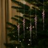 5Pcs Transparent Christmas Ice Pendants Simulated Frost Spike Pendant Fake Ice Bar  For New Year