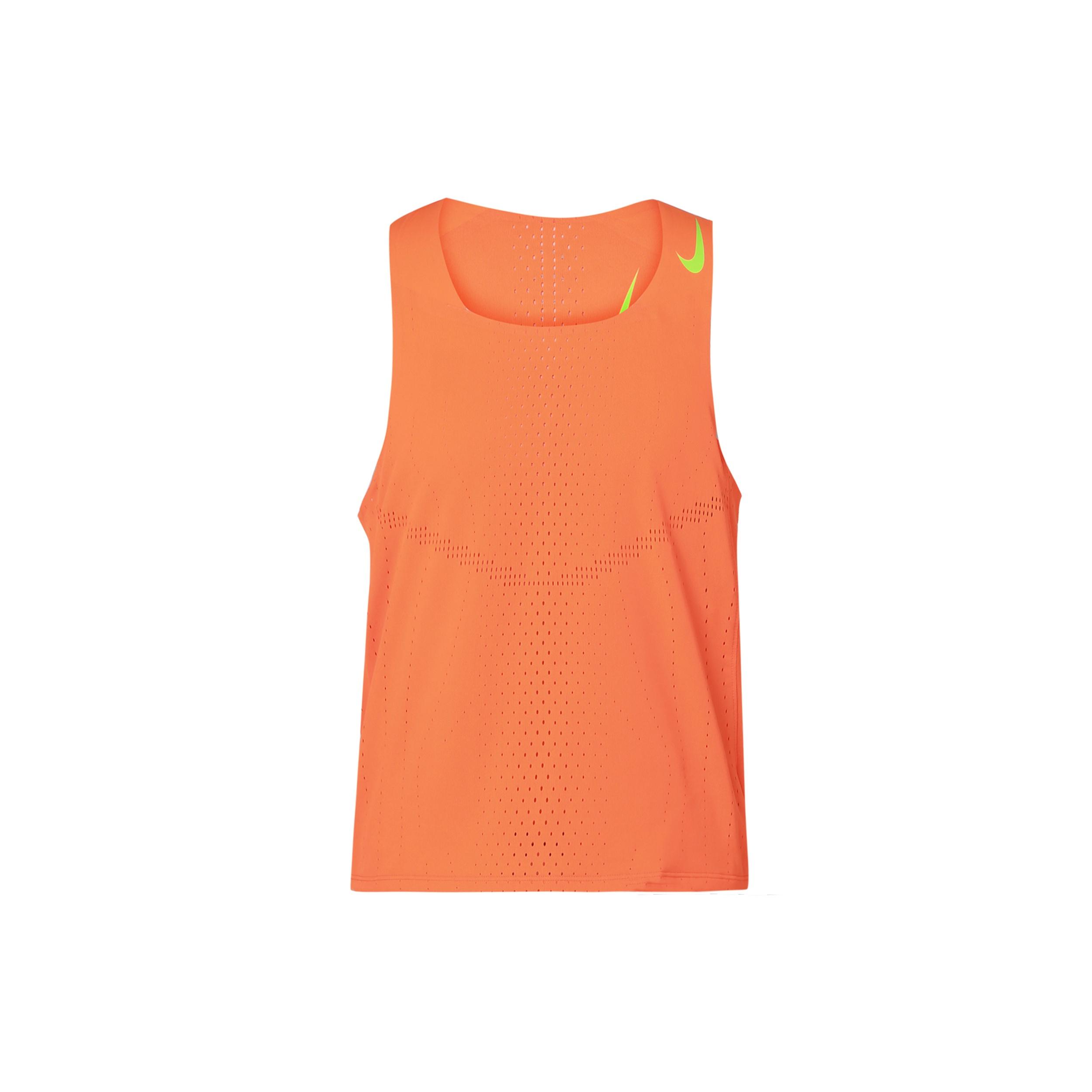 Men s Nike Solid Color Logo Breathable Quick Dry Running Training Sports Orange Vest DM4625-803 XXL