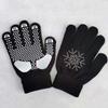 Thermal Safety Ice Skating Gloves Rhinestone Kids Skating Mittens Figure Skating Gloves  Kids Adult