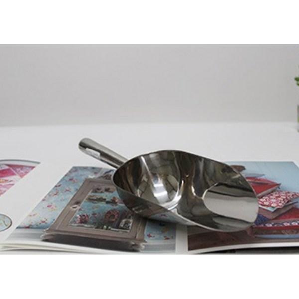 Horeka Stainless Steel Ice Scoop 360ml, 1 Piece, 1 Piece, Korean Popular Tableware