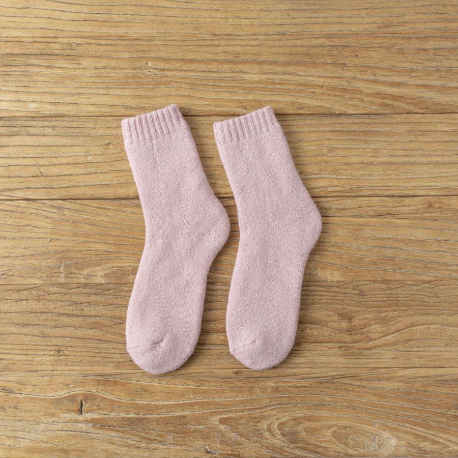 Men's Extra Thick Rabbit Wool Winter Socks - Fleece-Lined for Warmth