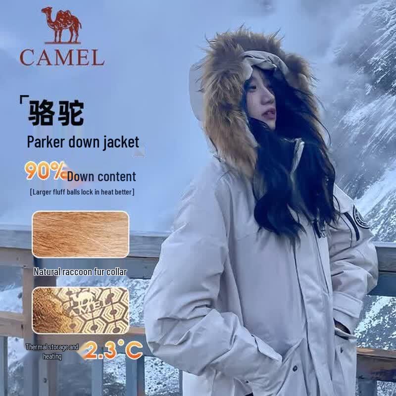 CAMEL Унисекс Водонепроницаемая Пуховая Парка 3XL