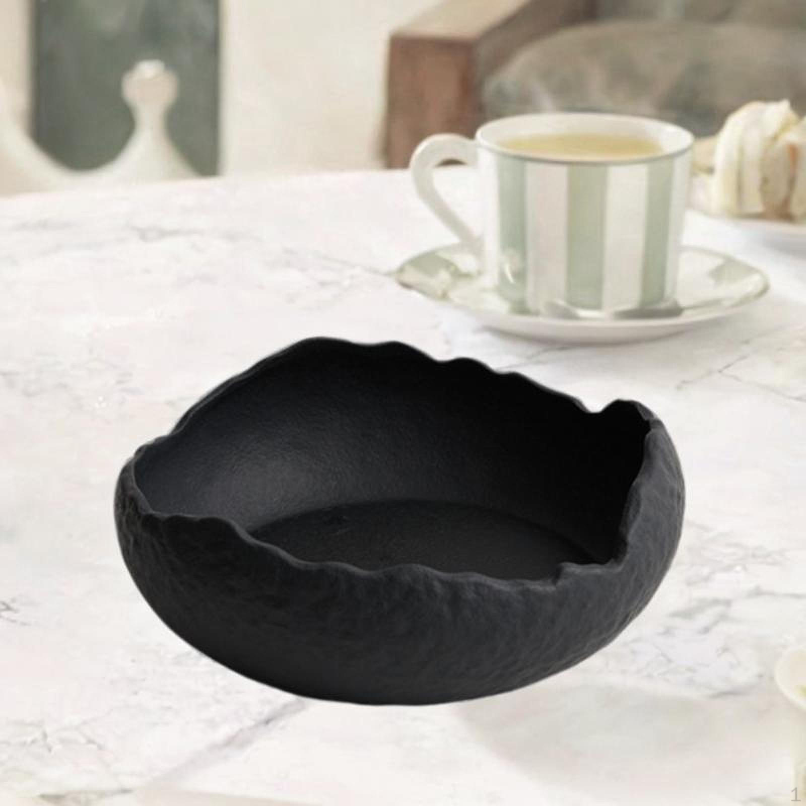 

Керамическая тарелка для десерта, закуски, сервировка для домашней кухни чёрный